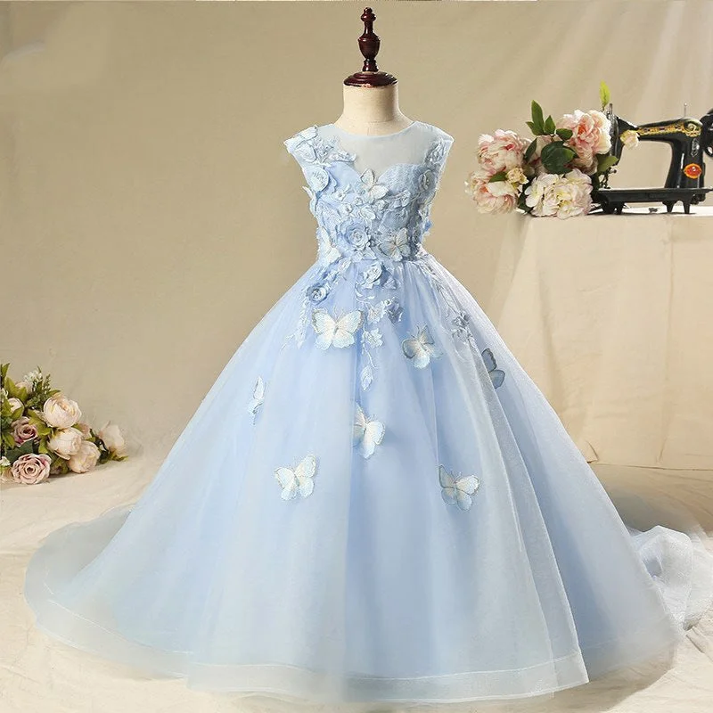 Toddler Girl Pageant Dress Summer Butterfly Flower Girl Princess Communion Dress Tunics Favorite customer Toddler Girl Pageant Dress Summer Butterfly Flower Girl Princess Communion Dress Tunics Favorite customer