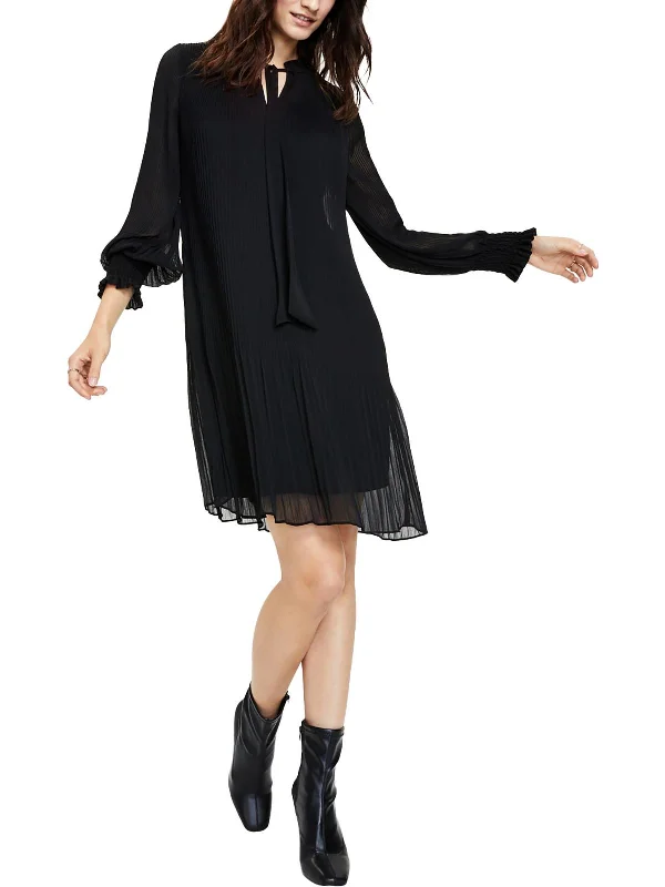 Petites Womens Polyester Cocktail And Party Dress Tunics Summer linen