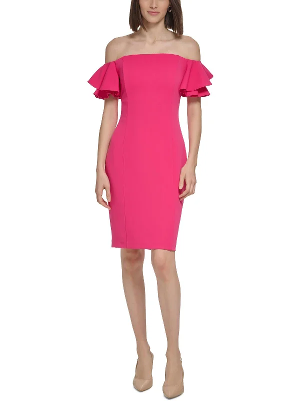 Womens Crepe Mini Cocktail And Party Dress Tunics Hiking breathable