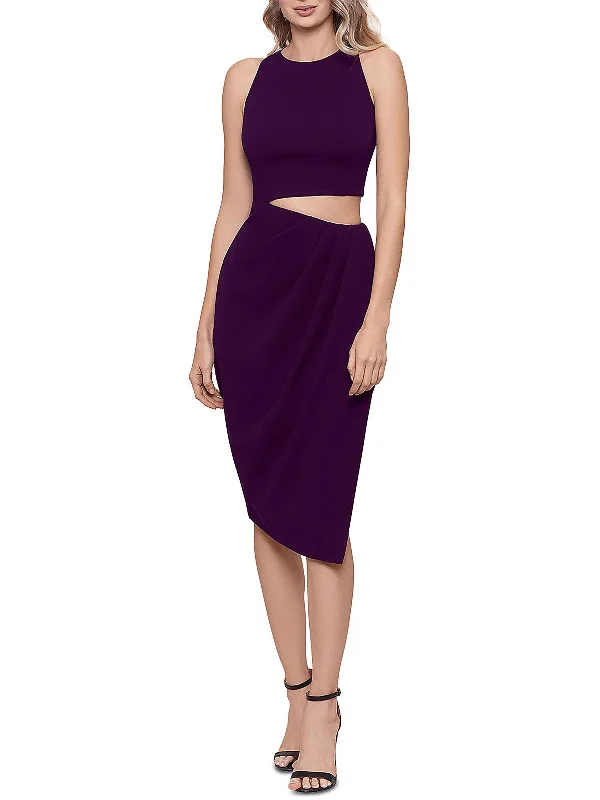 Womens Cut-Out Knee-Length Cocktail and Party Dress Tunics Timeless classic