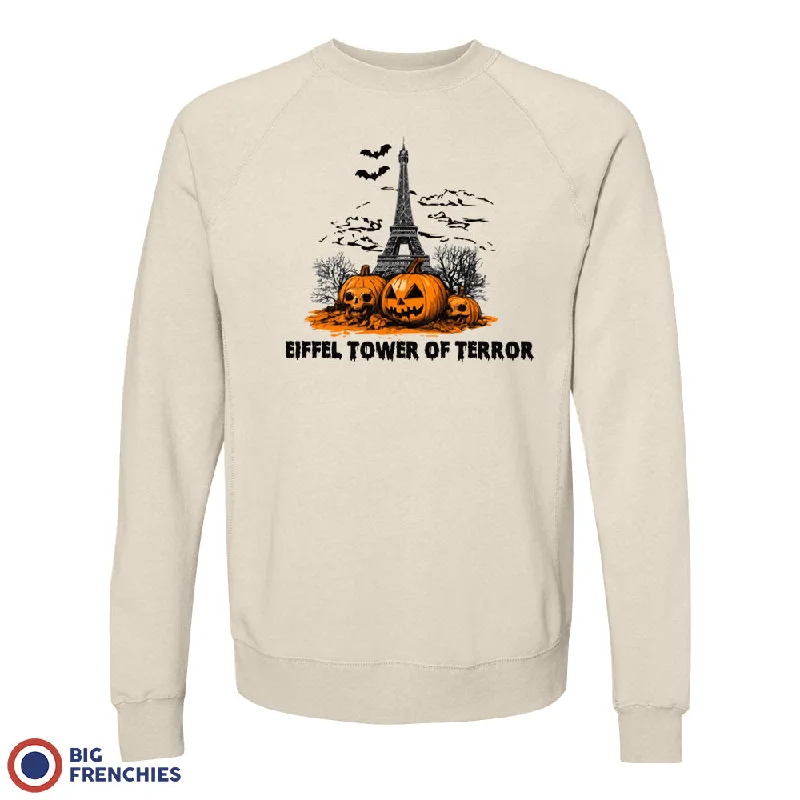 Eiffel Tower Of Terror Halloween Unisex Organic Cotton Sweatshirt Hoodie with Set-In Sleeves Structured Classic Eiffel Tower Of Terror Halloween Unisex Organic Cotton Sweatshirt Hoodie with Set-In Sleeves Structured Classic