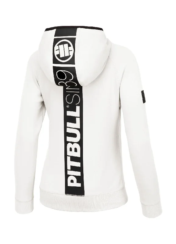 Women's zip-up hoodie Fuchsia - Offwhite Hoodie with Reflective Safety Nightwear