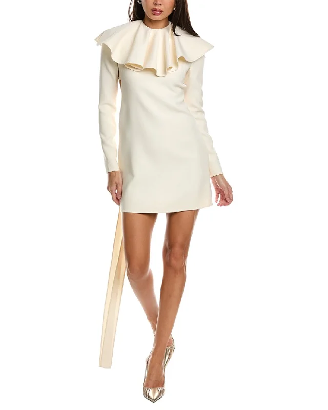 Valentino Silk-Lined Wool Sheath Dress Tunics Versatile all-occasion