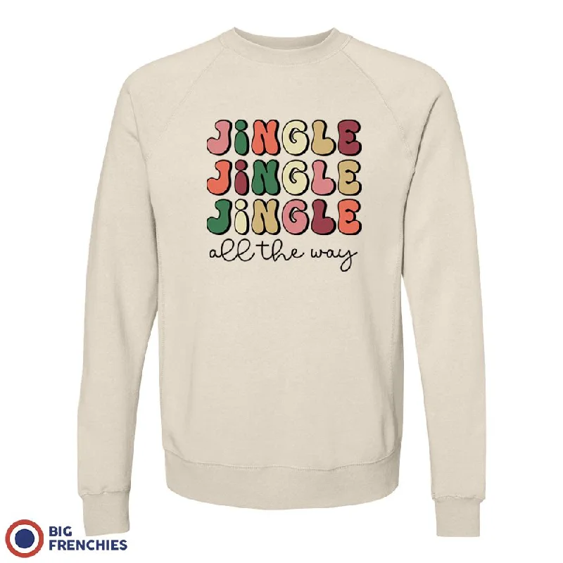 Jingle All The Way Christmas Unisex Organic Cotton Sweatshirt Hoodie Sweatshirt Pullover Jingle All The Way Christmas Unisex Organic Cotton Sweatshirt Hoodie Sweatshirt Pullover