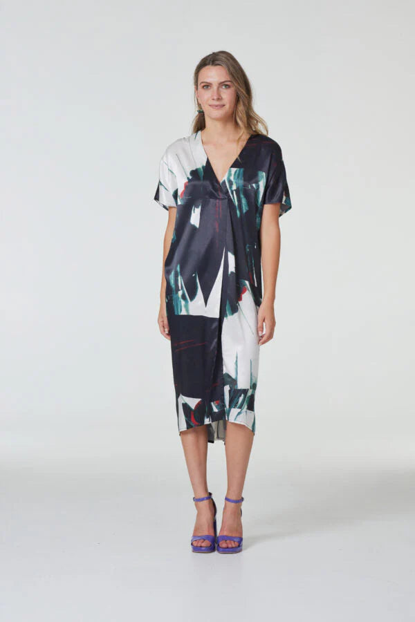 OBI (NZ) "Kaleidoscope pleat" dress! 16 Tunics Fashionable chic