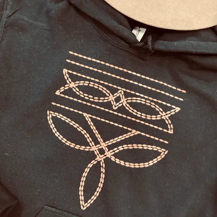 Women's Double Bootstitch Hooded Sweatshirt Graphic Hoodie Design Print