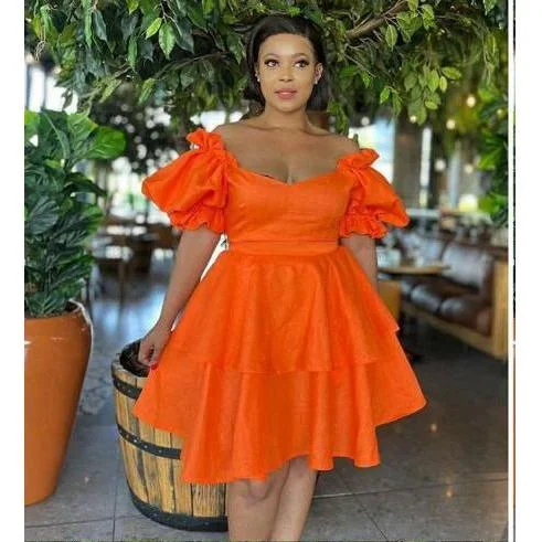 Off Shoulder Layered Mini Dress Elegant Mini Dress with Pleats