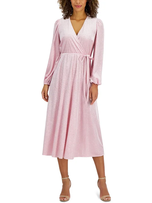 Womens Velvet Maxi Cocktail and Party Dress Cowl Neckline Elegant