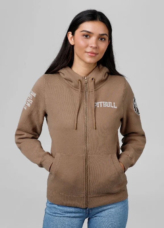 Women's zip-up hoodie French Tyrian Hoodie with Tie-Dye Psychedelic Retro