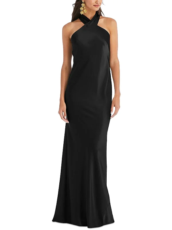 Womens One Shoulder Knee Cocktail and Party Dress Tunics Office stylish