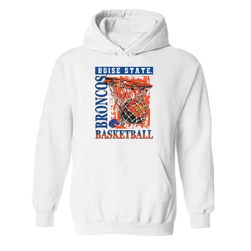Boise State - NCAA Women's Basketball : Josee Steadman - Sport Shersey Hooded Sweatshirt Hoodie with Button Classic Timeless Boise State - NCAA Women's Basketball : Josee Steadman - Sport Shersey Hooded Sweatshirt Hoodie with Button Classic Timeless