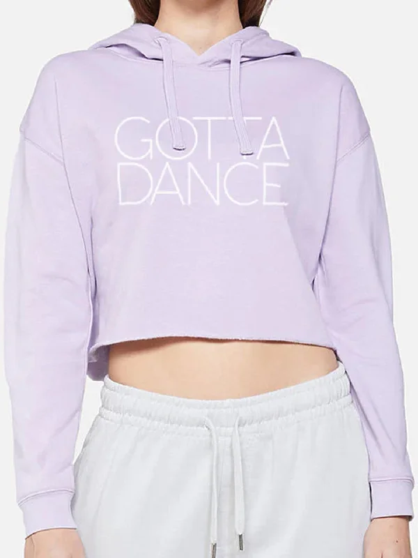 Gotta Dance Crop Hoodie Hoodie with Full-Zip Functional Layering