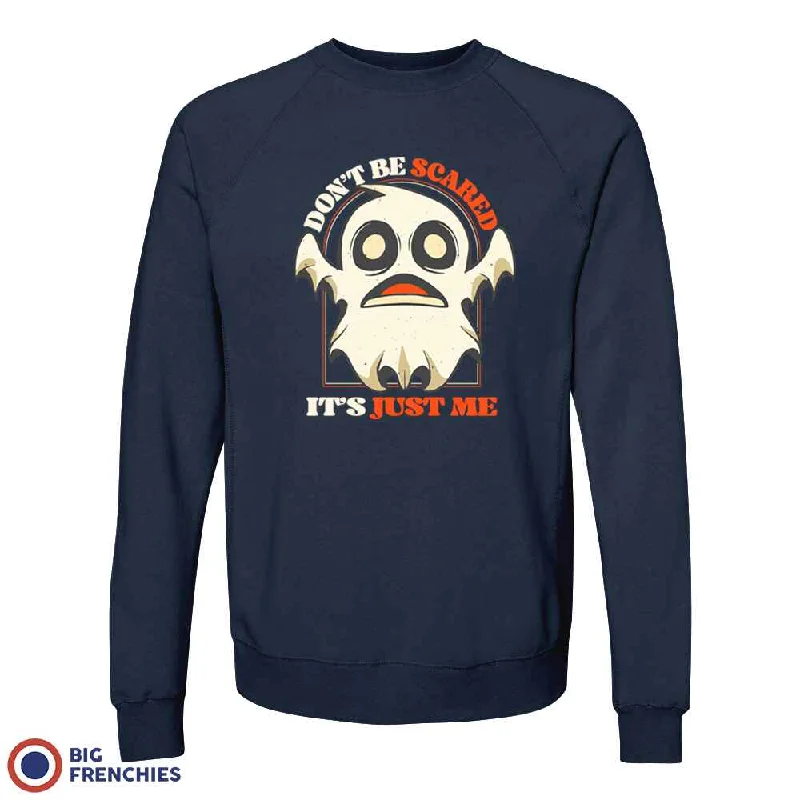 Don't Be Scared It's Just Me Unisex Organic Cotton Sweatshirt Hoodie with Front Slit Layering Stylish Don't Be Scared It's Just Me Unisex Organic Cotton Sweatshirt Hoodie with Front Slit Layering Stylish