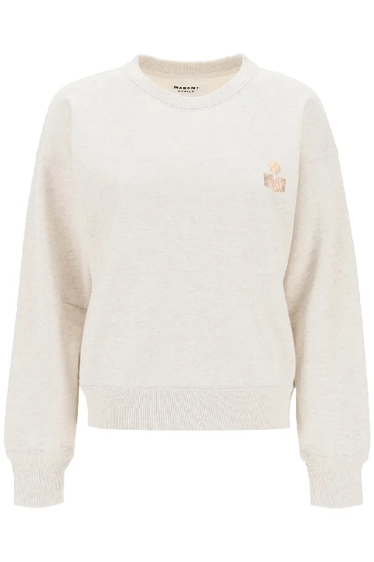Mobyla Crew-neck Sweatshirt Hoodie with Neon Bright Vibrant