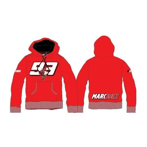 New Official Marc Marquez 93 Red Hoodie - 12Xmmfl 2930 07 Hoodie with Toggle Buttons Decorative Unique New Official Marc Marquez 93 Red Hoodie - 12Xmmfl 2930 07 Hoodie with Toggle Buttons Decorative Unique