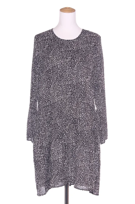 ADDISON - Drop waist animal print L/S dress! 12 Tunics Luxurious high-end