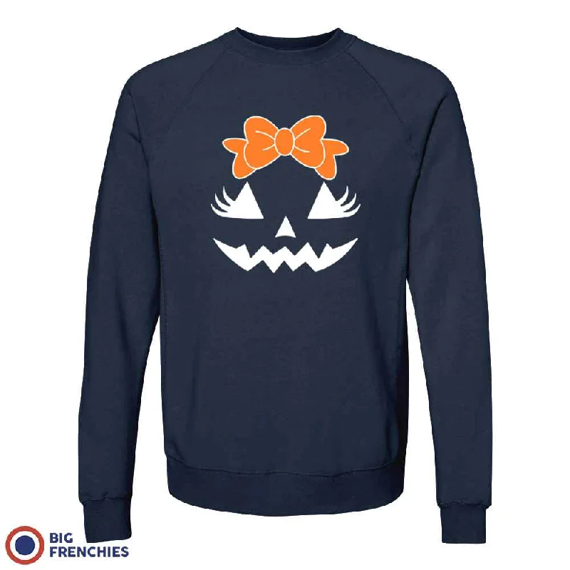 Halloween Pumpkin Women's Organic Cotton Sweatshirt Hoodie with High-Low Hem Asymmetrical Trendy Halloween Pumpkin Women's Organic Cotton Sweatshirt Hoodie with High-Low Hem Asymmetrical Trendy