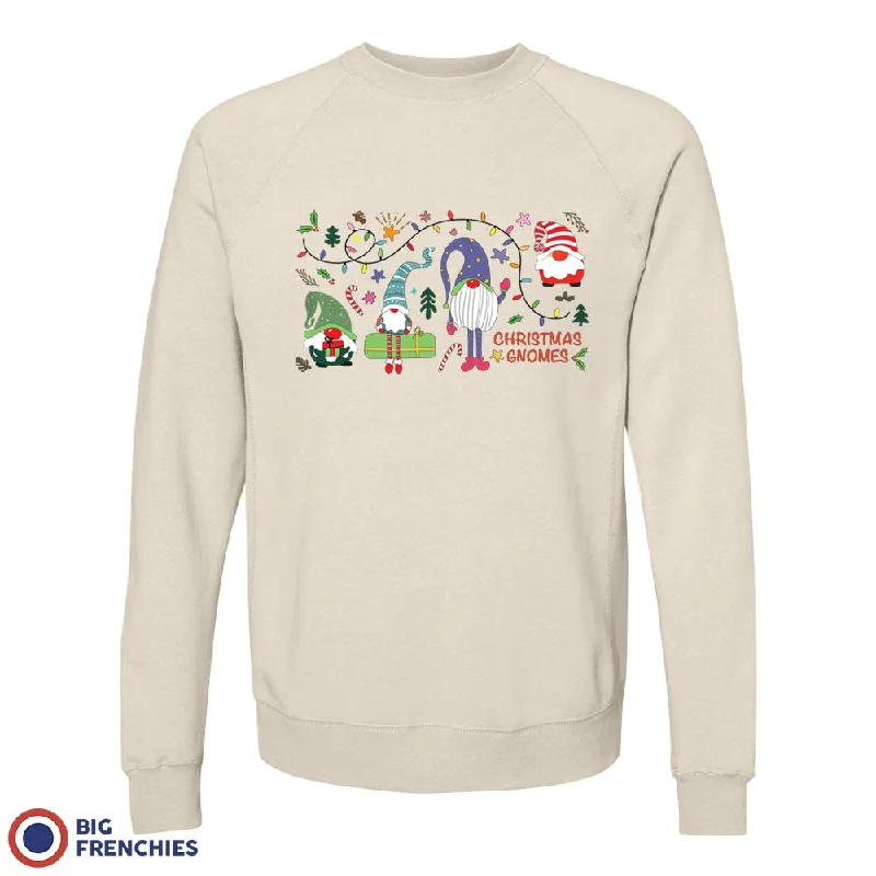 Christmas Gnomes Unisex Organic Cotton Sweatshirt Hooded Sweatshirt Casual Wear Street Style