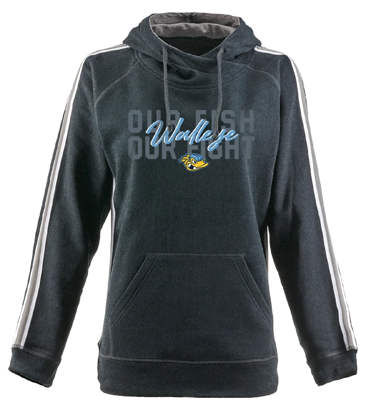 Toledo Walleye Ladies Our Fight Hoodie Hoodie with High Neck Warm Protective
