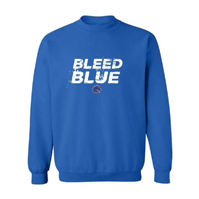 Boise State - NCAA Women's Basketball : Josee Steadman - Classic Shersey Crewneck Sweatshirt Hoodie with Thumb Holes Functional Cozy Boise State - NCAA Women's Basketball : Josee Steadman - Classic Shersey Crewneck Sweatshirt Hoodie with Thumb Holes Functional Cozy