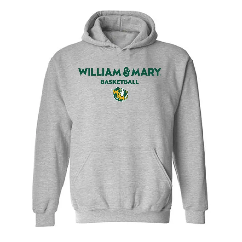 William & Mary - NCAA Women's Basketball : Tika Sallman - Classic Shersey Hooded Sweatshirt Hoodie with Reflective Safety Nightwear William & Mary - NCAA Women's Basketball : Tika Sallman - Classic Shersey Hooded Sweatshirt Hoodie with Reflective Safety Nightwear