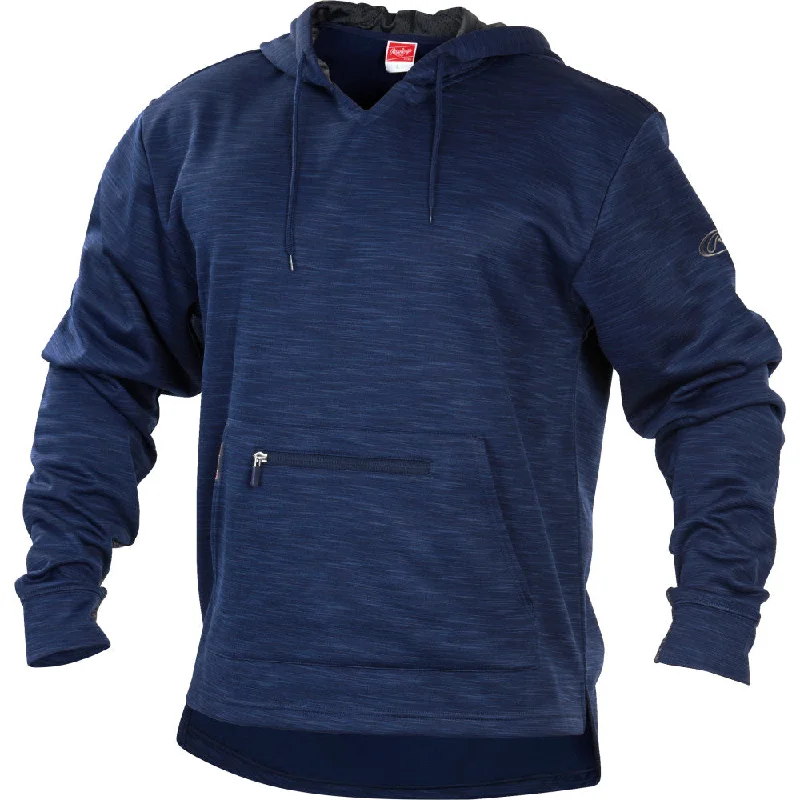 Rawlings Performance Fleece Hoodie - PFH2 Hoodie with Patch Decorative Personalized