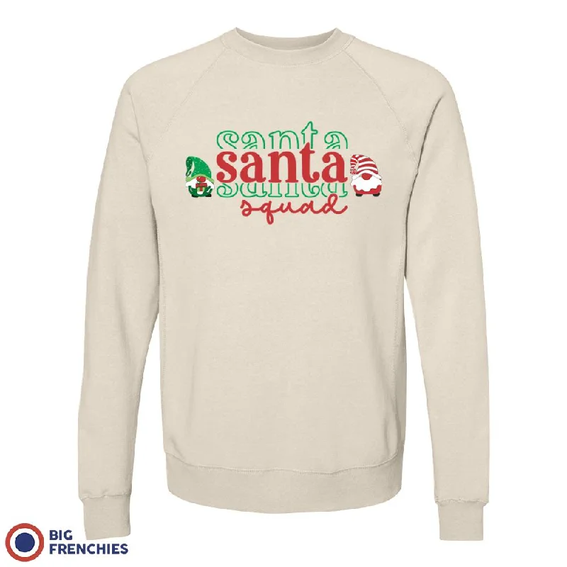 Santa Squad Christmas Unisex Organic Cotton Sweatshirt Hoodie with Back Slit Movement Comfort Santa Squad Christmas Unisex Organic Cotton Sweatshirt Hoodie with Back Slit Movement Comfort