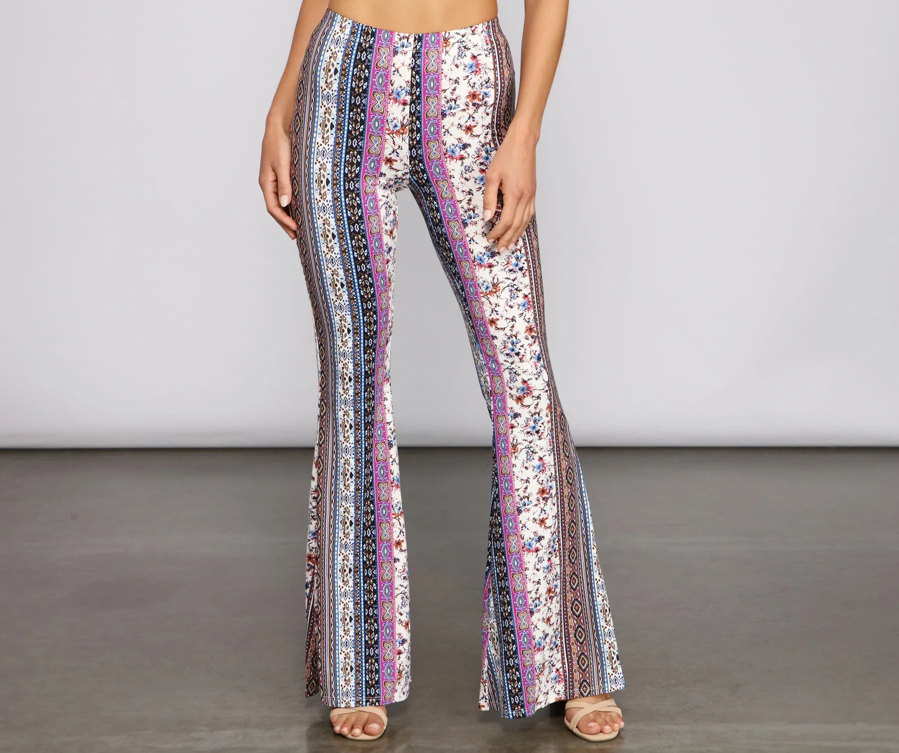 Bohemian Spirit Flared Pants Casual Lounge Pants