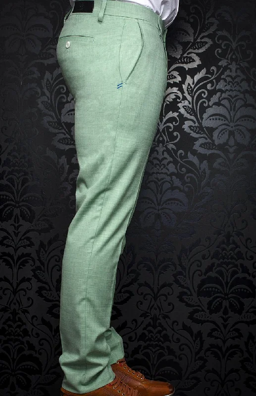 Au Noir Dressy Stretch Pant | Wesson Craig Green Trendy Tapered Pants
