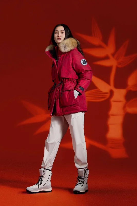 Limited Edition: Women’s Classic Extreme Goose Down Jacket With Fur Hood Print Jacket Jacquard Jacket Patchwork Jacket Limited Edition: Women’s Classic Extreme Goose Down Jacket With Fur Hood Print Jacket Jacquard Jacket Patchwork Jacket