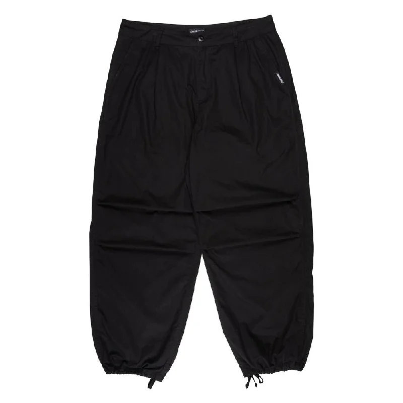 Santa Cruz Pant Flight Pant - Black Elegant Palazzo Trousers