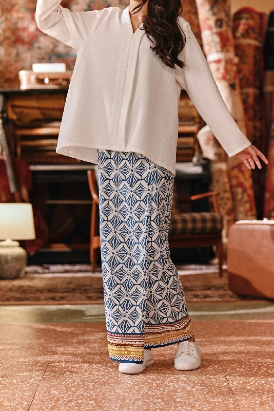 The Akar Kita Folded Skirt - Damar linen skirt airy