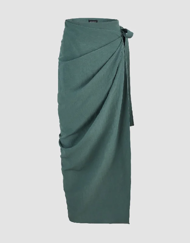Wrapped Straight Skirt lace skirt intricate