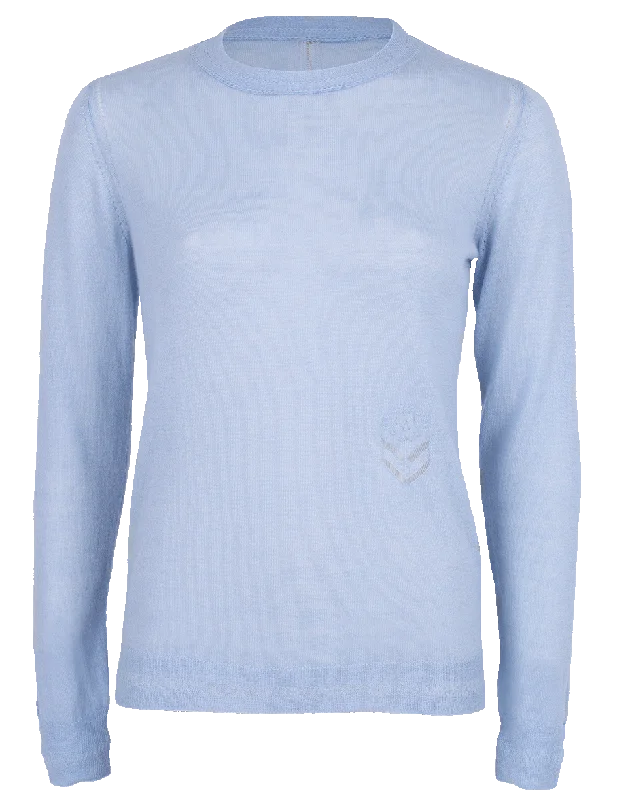 Cashmere Crewneck Sweater Terry Blend Velvet Blend Canvas Blend