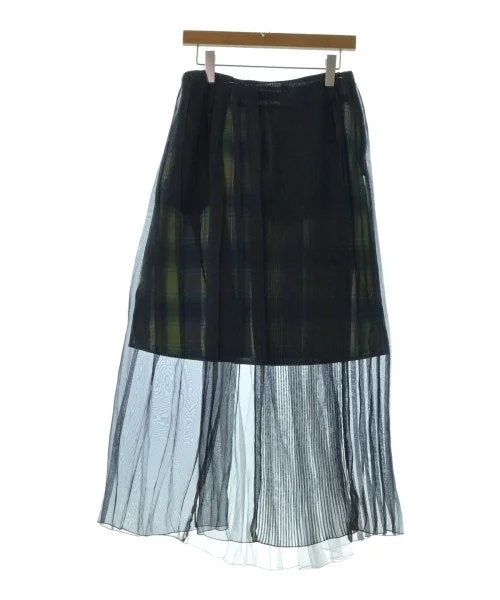 FACETASM Long/Maxi length skirts satin skirt smooth