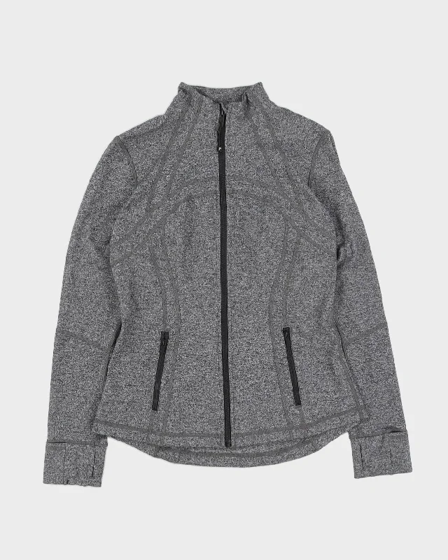 Lululemon Grey Melange Sports Jacket - S Mesh Jacket Canvas Jacket Denim Jacket