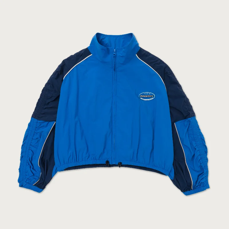 Sports Crop Jacket - Blue Jacket Blazer Coat
