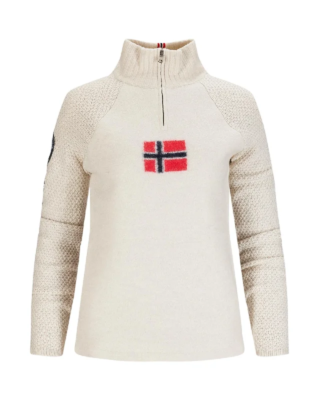Boiled Ski Sweater Womens Fitted Slim Tailored