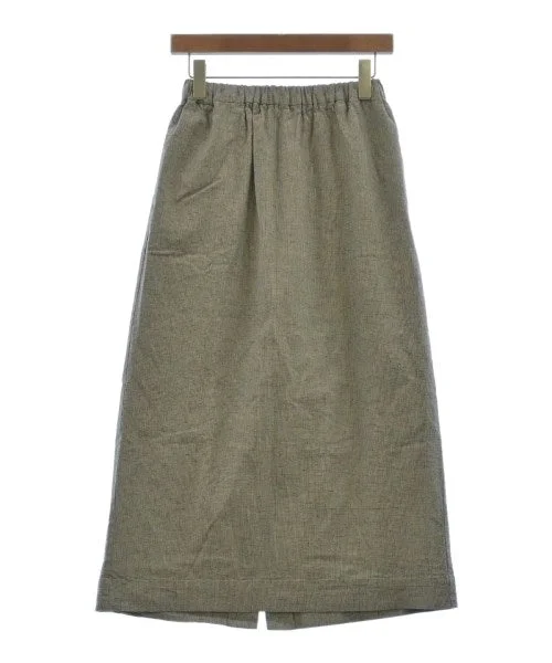FORK&SPOON Long/Maxi length skirts silk skirt lustrous