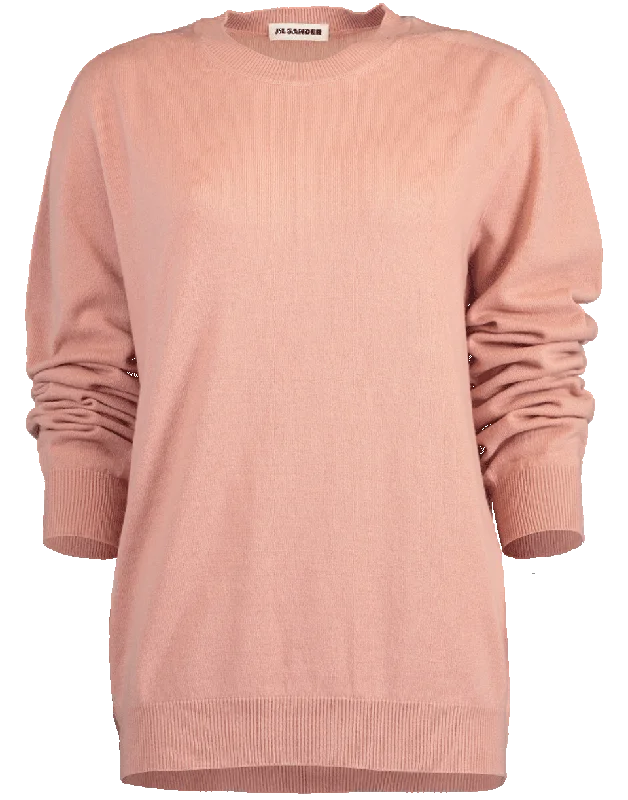 Crewneck Sweater Iron Safe Non-Iron Wrinkle Free