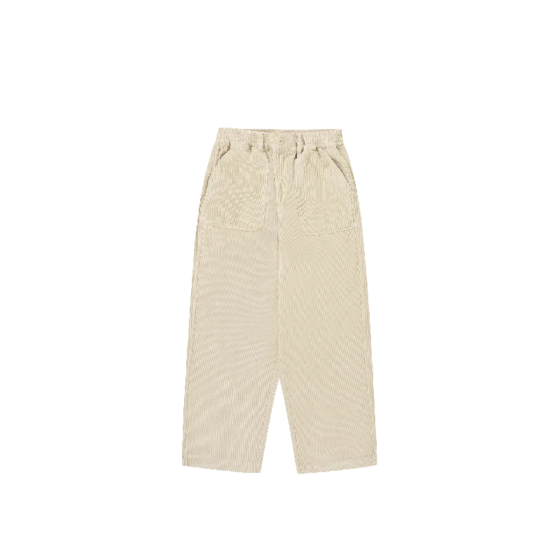 One Tuck Fatigue Corduroy Pants Trendy Work Pants