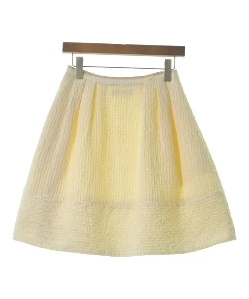 FOXEY Knee length skirts cashmere skirt plush
