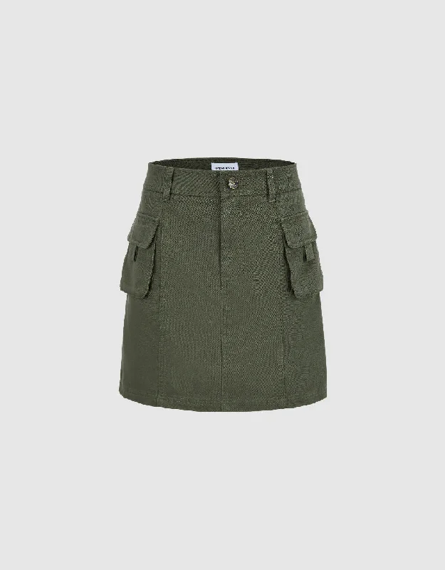 Mini A-Line Skirt lace skirt elegant