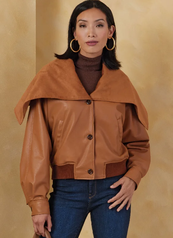 Vogue Jackets V2072 Corduroy Jacket Velvet Jacket Brocade Jacket