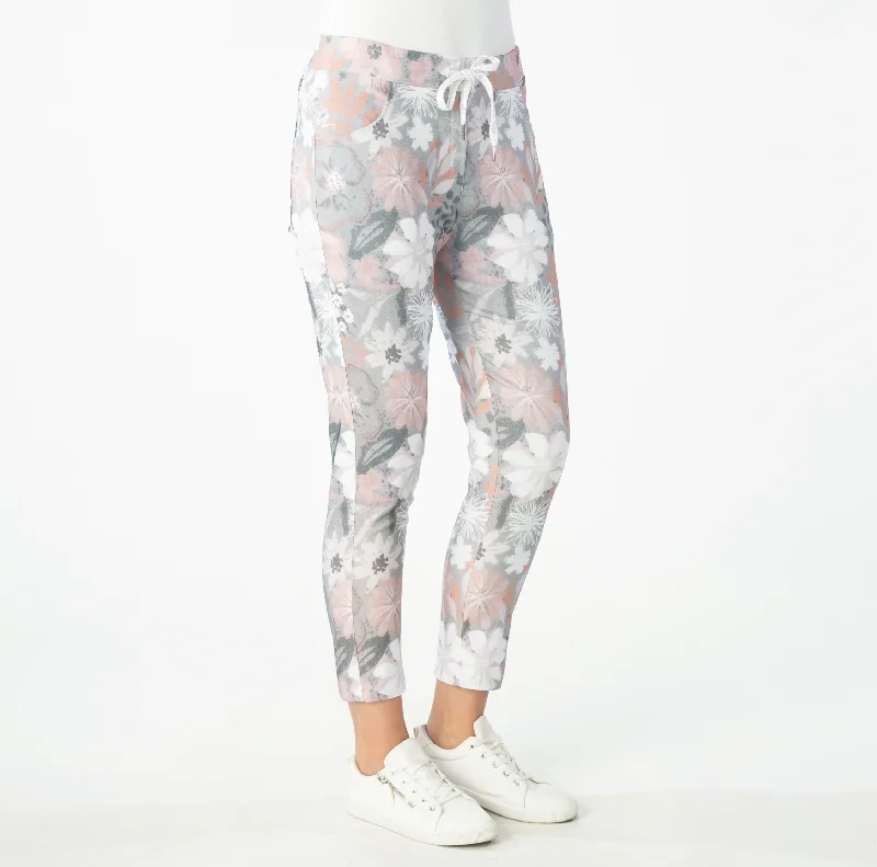 Printed Pant High-Waist Jeans
