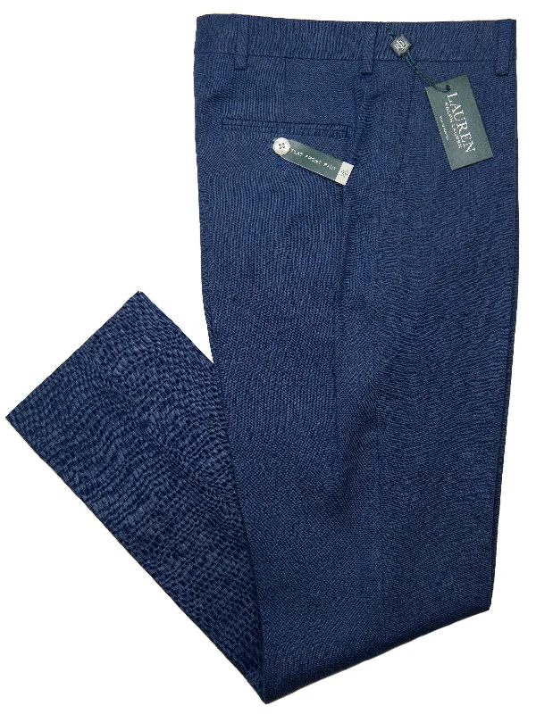 Lauren Ralph Lauren 28763P 100% Linen Boy's Suit Separate Pant - Solid - Navy Comfortable Denim Trousers Lauren Ralph Lauren 28763P 100% Linen Boy's Suit Separate Pant - Solid - Navy Comfortable Denim Trousers