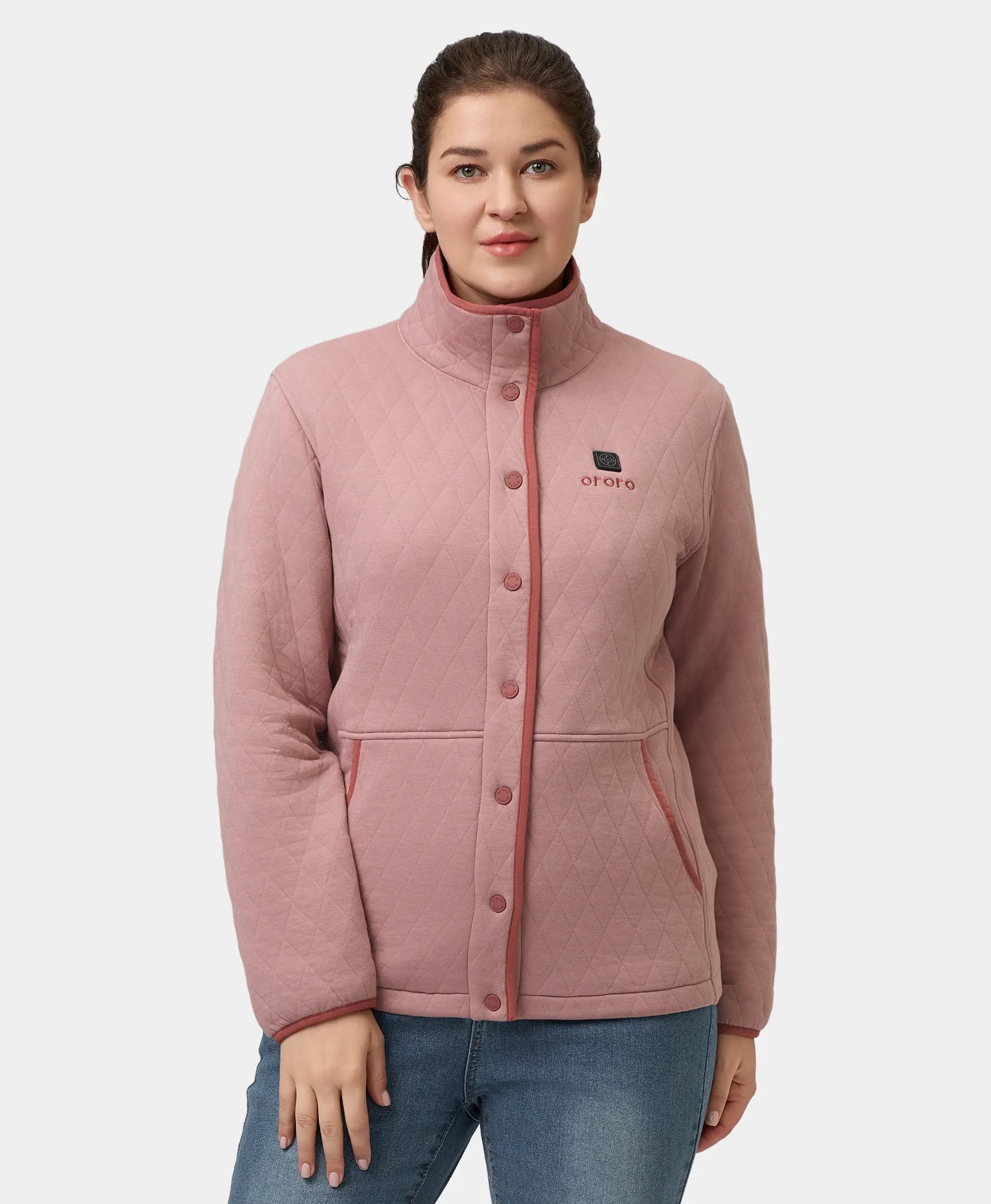 Chalet Women's Heated Quilted Jacket V-Neck Jacket Boat Neck Jacket Square Neck Jacket Chalet Women's Heated Quilted Jacket V-Neck Jacket Boat Neck Jacket Square Neck Jacket