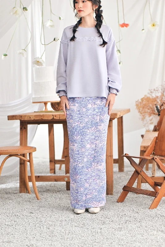 The Mimpian Women Buttons Skirt - Mystical wool skirt thick