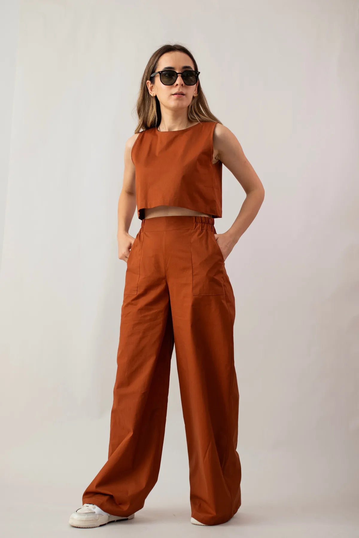 Ornito Clothing Poplin Pants Sets Trendy Printed Pants