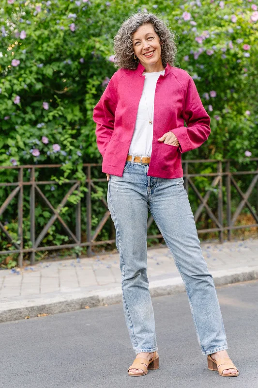 Liesl + Co Brunswick Jacket Denim Jacket Leather Jacket Suede Jacket